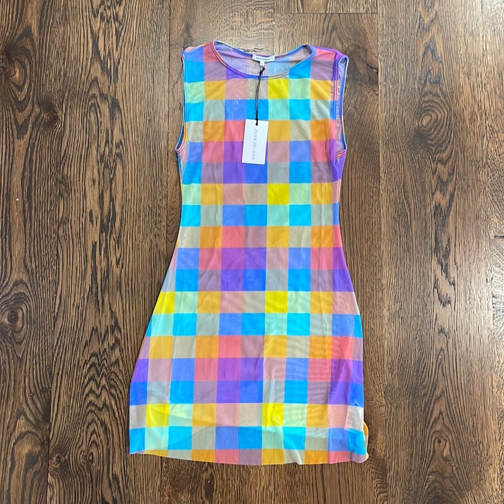 WeWoreWhat Multicolor Checkered Dress - Picture 5 of 8